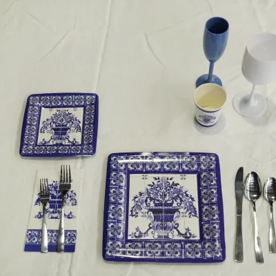 Mediterranean Collection Set Of 48 Pieces
